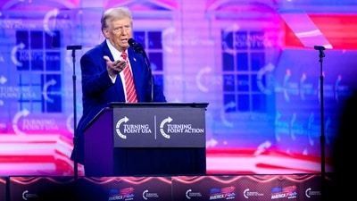 Trump predicted that the US is going to “do fantastically well as a country” in 2025. (AFP) Trump predicted that the US is going to “do fantastically well as a country” in 2025. (AFP)