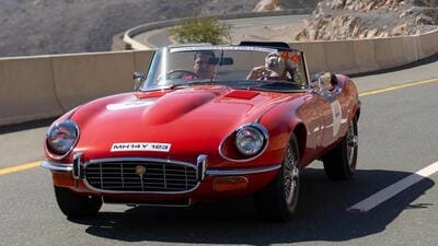 Yohan Poonawalla honoured with ‘Hero of the Rally’ award at Mille Miglia UAE rally held in December 2024 (HT)