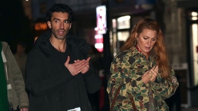 Justin Baldoni and Blake Lively on the sets of It Ends With Us Justin Baldoni and Blake Lively on the sets of It Ends With Us