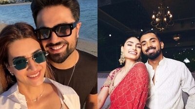 Kriti Sanon and Kabir Bahiya, Athiya Shetty with KL Rahul Kriti Sanon and Kabir Bahiya, Athiya Shetty with KL Rahul