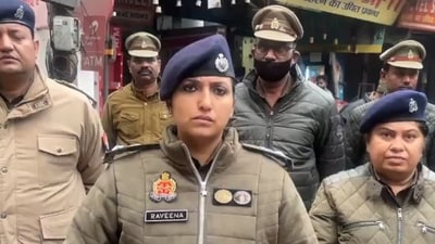Deputy commissioner of police (DCP), Central Lucknow, Raveena Tyagi. Deputy commissioner of police (DCP), Central Lucknow, Raveena Tyagi.
