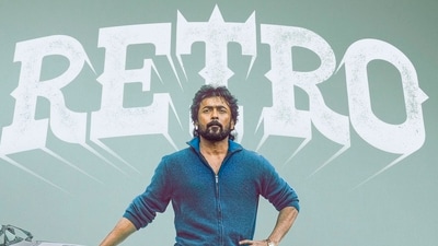 Suriya in the first look poster of Retro. Suriya in the first look poster of Retro.