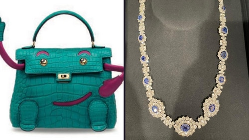 Hermes Crocodile Kelly handbags and jewellery worth $12.5 million was stolen from the London address (Metropolitan Police) Hermes Crocodile Kelly handbags and jewellery worth $12.5 million was stolen from the London address (Metropolitan Police)
