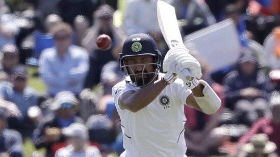 Cheteshwar Pujara consumed 1258 balls during the 2018 tour of Australia and played 928 balls on the 2020-21 tour. (AP) (HT_PRINT)