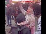 Hundreds of anti-Israel protesters call for ‘intifada revolution’ in Times Square shortly after New Orleans car attack (@luketress/X) Hundreds of anti-Israel protesters call for ‘intifada revolution’ in Times Square shortly after New Orleans car attack (@luketress/X)