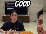 A video of an Indian man sharing the iconic aloo poori with his curious Korean family is viral.