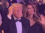Donald and Melania Trump were seen dancing to YMCA during New Year's Eve party at Mar-a-Lago