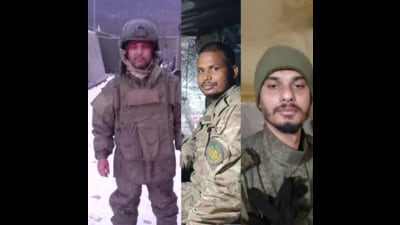 Arvind Kumar, from Azamgarh, was enticed by promises of a ₹2 lakh monthly salary for a security guard job in Russia (Sourced) Arvind Kumar, from Azamgarh, was enticed by promises of a ₹2 lakh monthly salary for a security guard job in Russia (Sourced)