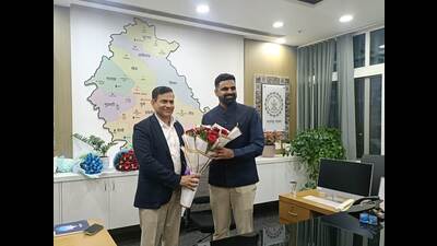 Dudi began his administrative career in Jharkhand and has also served as an assistant secretary in the central government. (HT PHOTO)