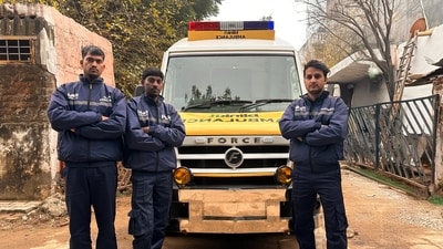 Blinkit users will now be able to order ambulance services in case of emergencies to their homes in just 10 minutes. (X/albinder) Blinkit users will now be able to order ambulance services in case of emergencies to their homes in just 10 minutes. (X/albinder)