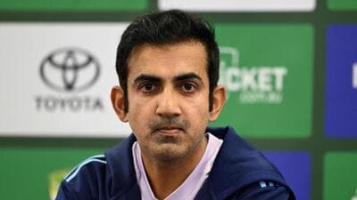 India’s head coach Gautam Gambhir at a press conference in Sydney. (AFP) India’s head coach Gautam Gambhir at a press conference in Sydney. (AFP)