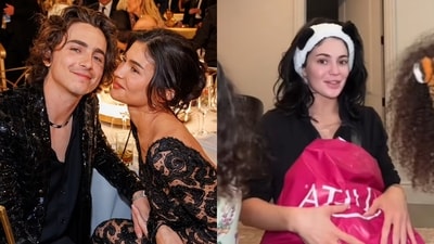 Kylie Jenner's latest TikTok video sparks speculations of a third pregnancy (Photos: X) Kylie Jenner's latest TikTok video sparks speculations of a third pregnancy (Photos: X)