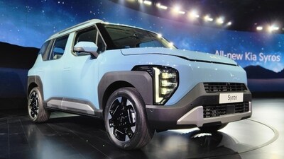 Kia Syros comes as the latest SUV from the South Korean automaker, joining the lineup with Sonet and Seltos alongside others. Kia Syros comes as the latest SUV from the South Korean automaker, joining the lineup with Sonet and Seltos alongside others.