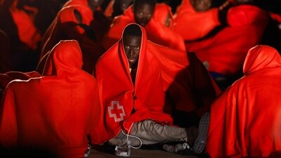 Tunisia's coast guard has recovered the bodies of 27 African migrants after boats sank near their coast (REUTERS)