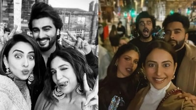 Rakul Preet Singh, Bhumi Pednekar and Arjun Kapoor will be seen together in Mere Husband Ki Biwi Rakul Preet Singh, Bhumi Pednekar and Arjun Kapoor will be seen together in Mere Husband Ki Biwi