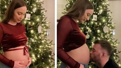 Eminem's daughter Hailie Jade shows off her baby bump. Eminem's daughter Hailie Jade shows off her baby bump.