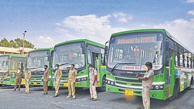 PMPML currently operates 503 buses on 122 routes in the PMRDA region. The PMPML had requested three land parcels from the PMRDA administration for its services.  (REPRESENTATIVE PHOTO)