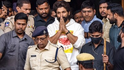 Allu Arjun was arrested on December 13 and released on interim bail on December 14 in connection to the case. (PTI) Allu Arjun was arrested on December 13 and released on interim bail on December 14 in connection to the case. (PTI)