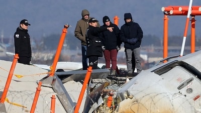 According to South Korean authorities, they conducted a raid on the Jeju Air headquarters and Muan airport Thursday morning in response to the 179-person disaster involving one of the airline's Boeing 737-800s. (AFP file photo/representational) According to South Korean authorities, they conducted a raid on the Jeju Air headquarters and Muan airport Thursday morning in response to the 179-person disaster involving one of the airline's Boeing 737-800s. (AFP file photo/representational)