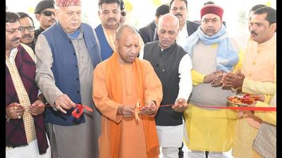 UP CM Yogi Adityanath inaugurating the new building of the state agriculture college in Gorakhpur on Jan 2, 2025. (HT photo) UP CM Yogi Adityanath inaugurating the new building of the state agriculture college in Gorakhpur on Jan 2, 2025. (HT photo)