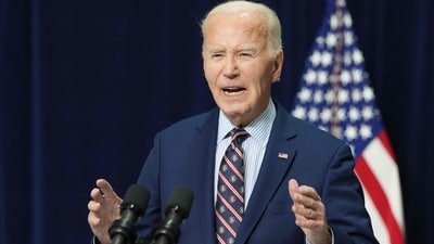 US President Joe Biden makes a statement about the terrorist attack in New Orleans from Camp David, Maryland, on January 1, 2025. (AFP) US President Joe Biden makes a statement about the terrorist attack in New Orleans from Camp David, Maryland, on January 1, 2025. (AFP)