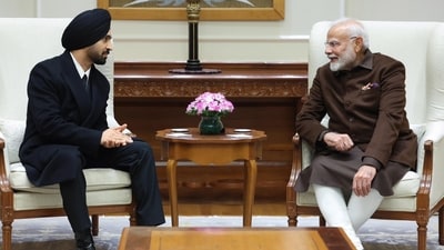 Diljit Dosanjh meets Prime Minister Narendra Modi. Diljit Dosanjh meets Prime Minister Narendra Modi.