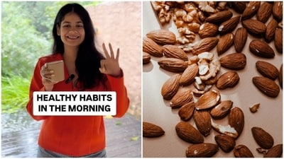Eating nuts, rich in good fats, can give your day a good and healthy start. Eating nuts, rich in good fats, can give your day a good and healthy start.