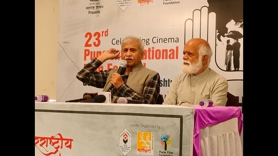 The organisers informed that this year, on the occasion of the centennial birth year of legendary actor and director Raj Kapoor, the festival theme has been decided as ‘Celebrating the Showman’. (HT PHOTO)