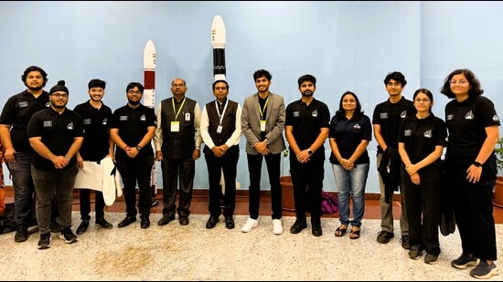 This pioneering payload marks a significant milestone for the university and contributes to India’s space exploration endeavours. (HT PHOTO)