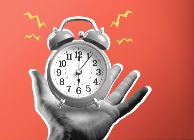 Use a clock to check the time so you don’t get distracted when you pick up your phone. (ADOBE STOCK) Use a clock to check the time so you don’t get distracted when you pick up your phone. (ADOBE STOCK)
