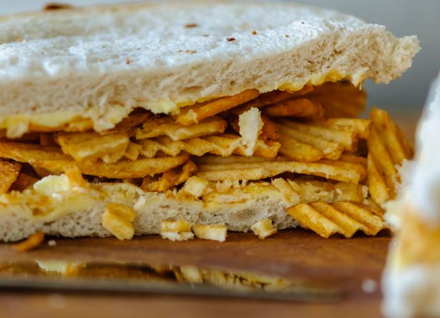 Put crisps in a sandwich for a satisfying crunch. (SHUTTERSTOCK) Put crisps in a sandwich for a satisfying crunch. (SHUTTERSTOCK)