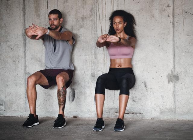 In the morning, do 10 push-ups and 10 squats to wake up your muscles. (ADOBE STOCK) In the morning, do 10 push-ups and 10 squats to wake up your muscles. (ADOBE STOCK)