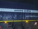 Toxic waste from Bhopal's Union Carbide Factory was brought to an incineration unit in Pithampur on Thursday. Toxic waste from Bhopal's Union Carbide Factory was brought to an incineration unit in Pithampur on Thursday.