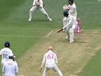 Shubman Gill was dismissed by Nathan Lyon, caught by Steven Smith, at the SCG.