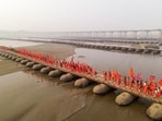 Chhotu Baba has become the centre of attraction at the Mahakumbh Mela in Prayagraj Chhotu Baba has become the centre of attraction at the Mahakumbh Mela in Prayagraj