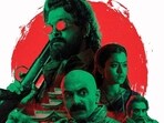 Pushpa 2 worldwide box office collection day 29: Allu Arjun, Rashmika Mandanna, Fahadh Faasil and Rao Ramesh in a still from the film. Pushpa 2 worldwide box office collection day 29: Allu Arjun, Rashmika Mandanna, Fahadh Faasil and Rao Ramesh in a still from the film.