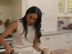 Meghan Markle is seen cooking in the $5 Million kitchen in her Netflix show, With Love, Meghan, alongside Suits co-star Abigail Spencer. Meghan Markle is seen cooking in the $5 Million kitchen in her Netflix show, With Love, Meghan, alongside Suits co-star Abigail Spencer.