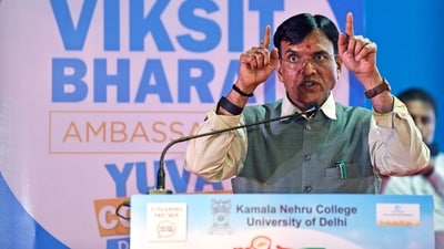 Union minister of labour and employment Mansukh Mandaviya cited data from the Reserve Bank of India (RBI) and Employees' Provident Fund Organisation (EPFO) (Jitender Gupta/ANI) Union minister of labour and employment Mansukh Mandaviya cited data from the Reserve Bank of India (RBI) and Employees' Provident Fund Organisation (EPFO) (Jitender Gupta/ANI)