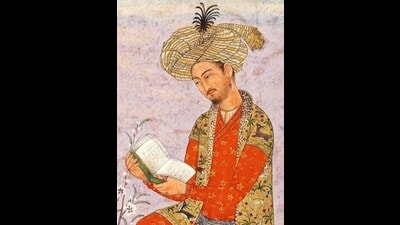 Idealized portrait of Babur, early 17 century. (Wikimedia Commons) Idealized portrait of Babur, early 17 century. (Wikimedia Commons)