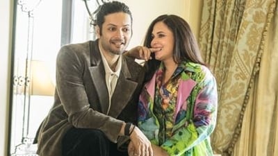 Richa Chadha and Ali Fazal were recently in Delhi.