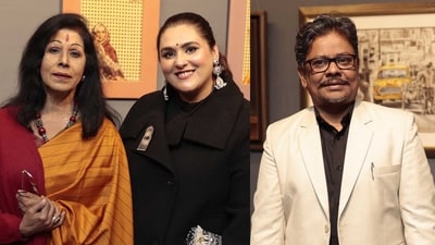 Shovana Narayan, Millin Sangha Gujral and Sanjeev Kishor Goutam