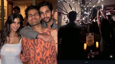 Suhana Khan celebrated New Year with rumoured boyfriend Agastya Nanda. Suhana Khan celebrated New Year with rumoured boyfriend Agastya Nanda.