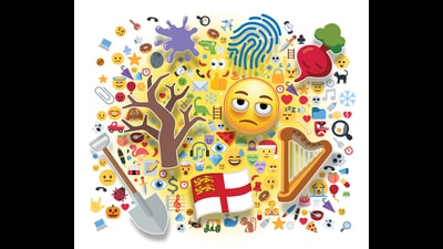 The eight new emojis are 1) face with bags under eyes, 2) leafless tree, 3) harp, 4) shovel, 5) fingerprint, 6) purple splatter (for a mess or stain), 7) beetroot (for a vegetarian diet) and 8) the flag of Sark in the English Channel. (Images: Adobe Stock, Shutterstock) The eight new emojis are 1) face with bags under eyes, 2) leafless tree, 3) harp, 4) shovel, 5) fingerprint, 6) purple splatter (for a mess or stain), 7) beetroot (for a vegetarian diet) and 8) the flag of Sark in the English Channel. (Images: Adobe Stock, Shutterstock)