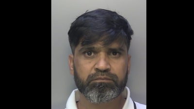 Caption: Urfan Sharif has been attacked in prison, according to reports (Surrey Police/PA)