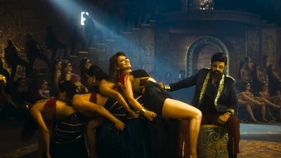 Urvashi Rautela and Nandamuri Balakrishna in Dabidi Dibidi. Urvashi Rautela and Nandamuri Balakrishna in Dabidi Dibidi.