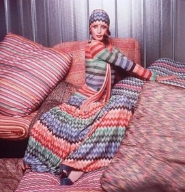Missoni's zig-zag motif Missoni's zig-zag motif