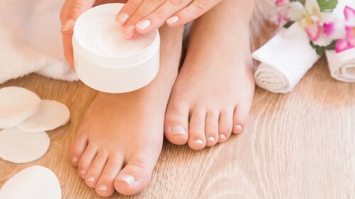 The right foot cream can treat dryness and cracked heels. (Adobe Stock) The right foot cream can treat dryness and cracked heels. (Adobe Stock)