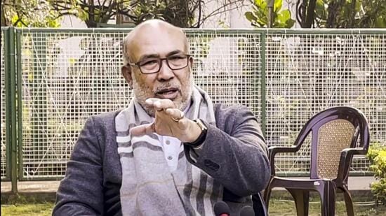 Manipur chief Minister N Biren Singh. (PTI)