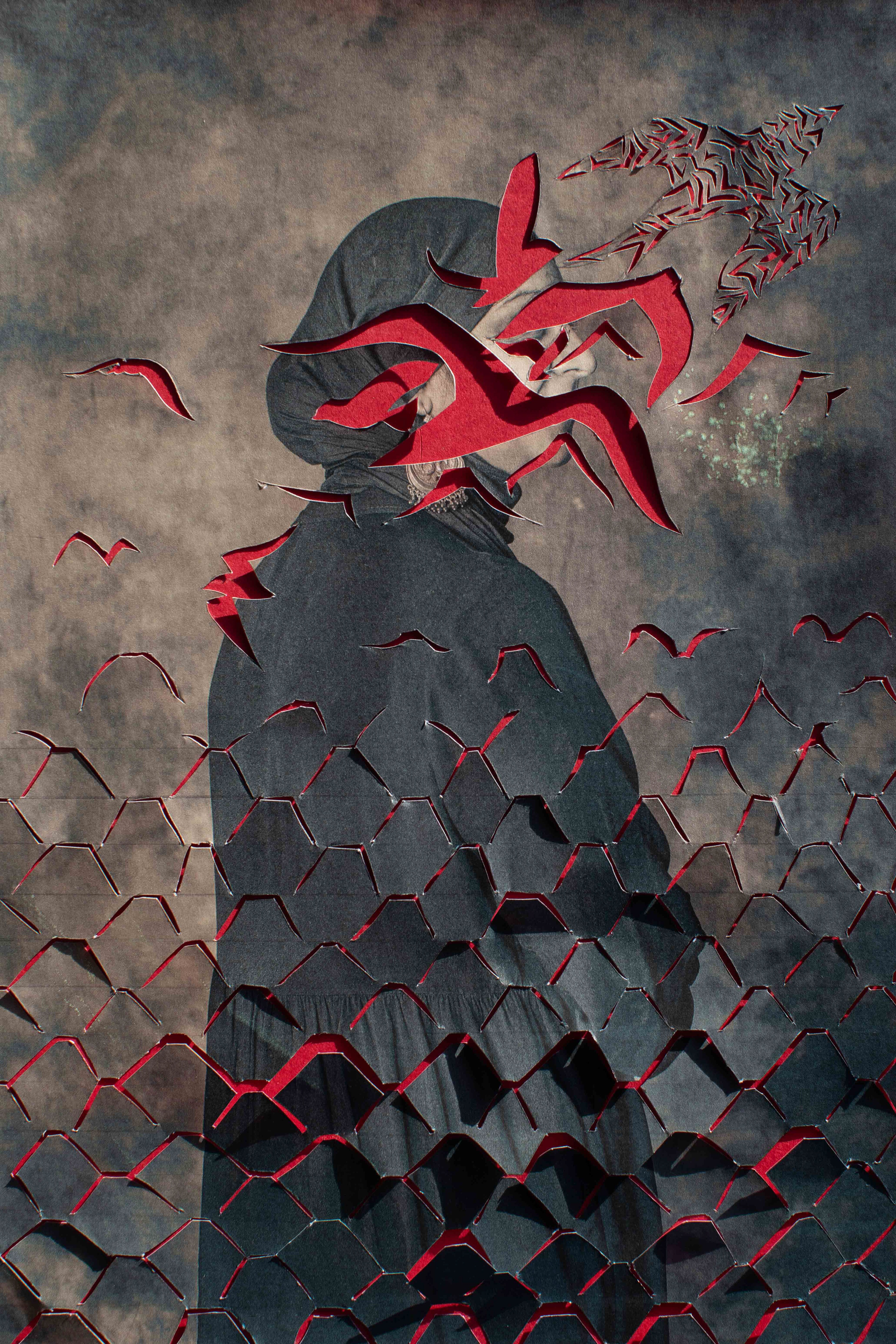 Fenced Flight by Sujata Setia (Courtesy the artist’s website)