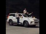 Noida men fined  <span class='webrupee'>₹</span>33,000 for dangerous SUV stunt.